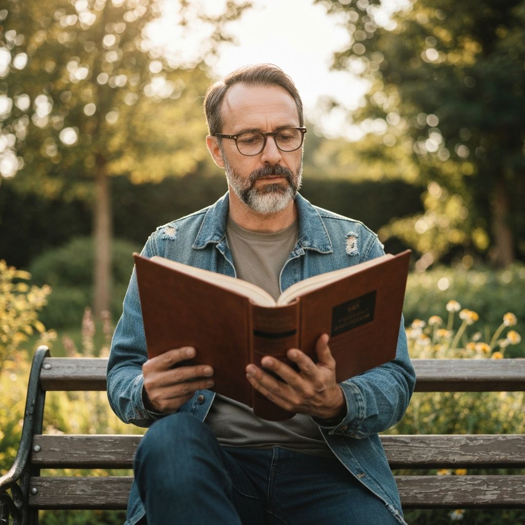 Person reading information